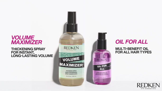 Redken Volume Maximizer Thickening Spray : Oil for All